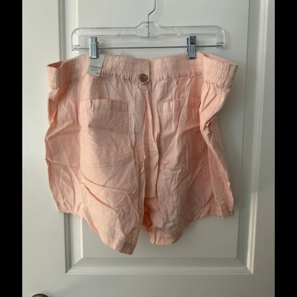 NWT‎ Pink Linen Shorts - Picture 3 of 4